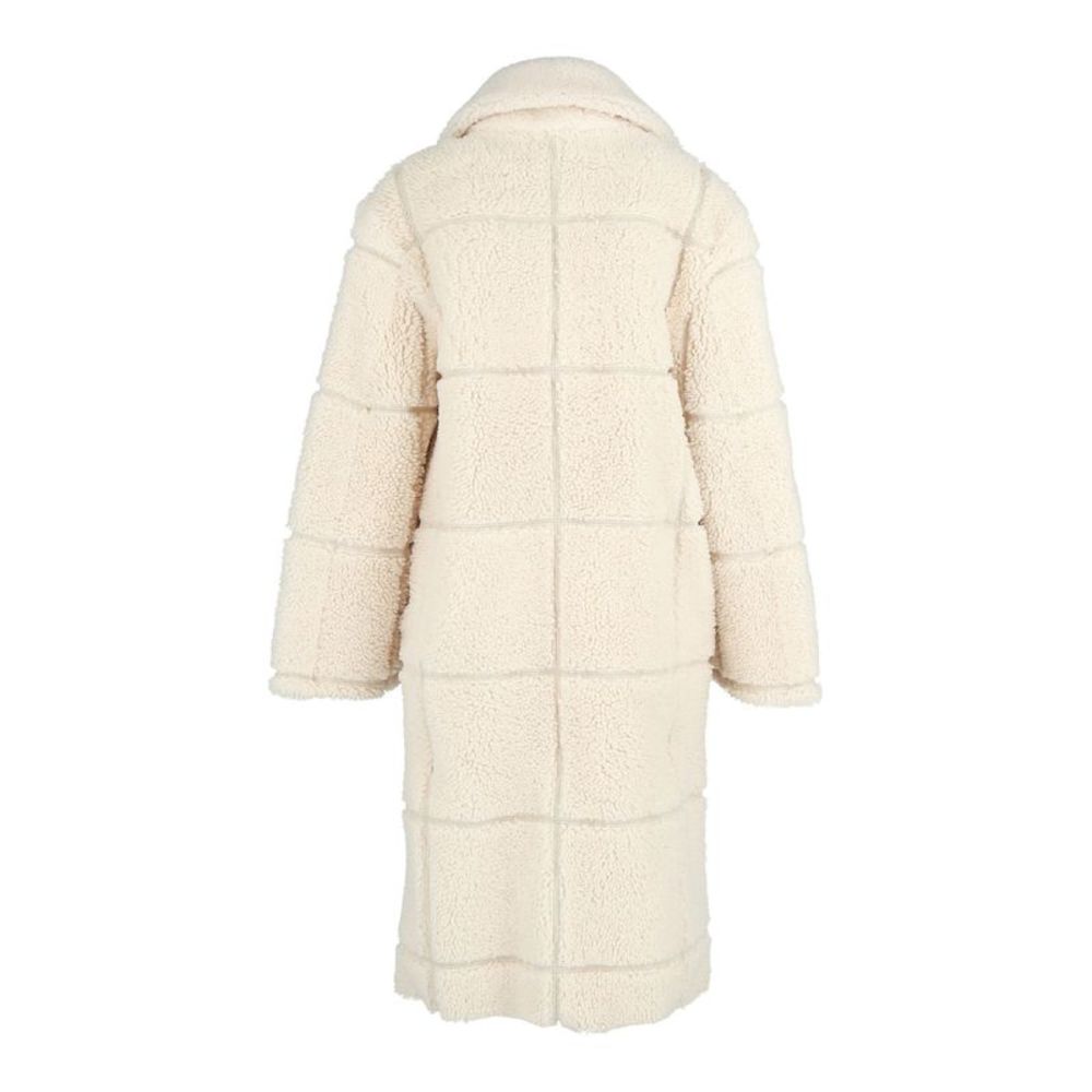 Off-White Grid Outerwear Beige Womens - Picture 3 of 3